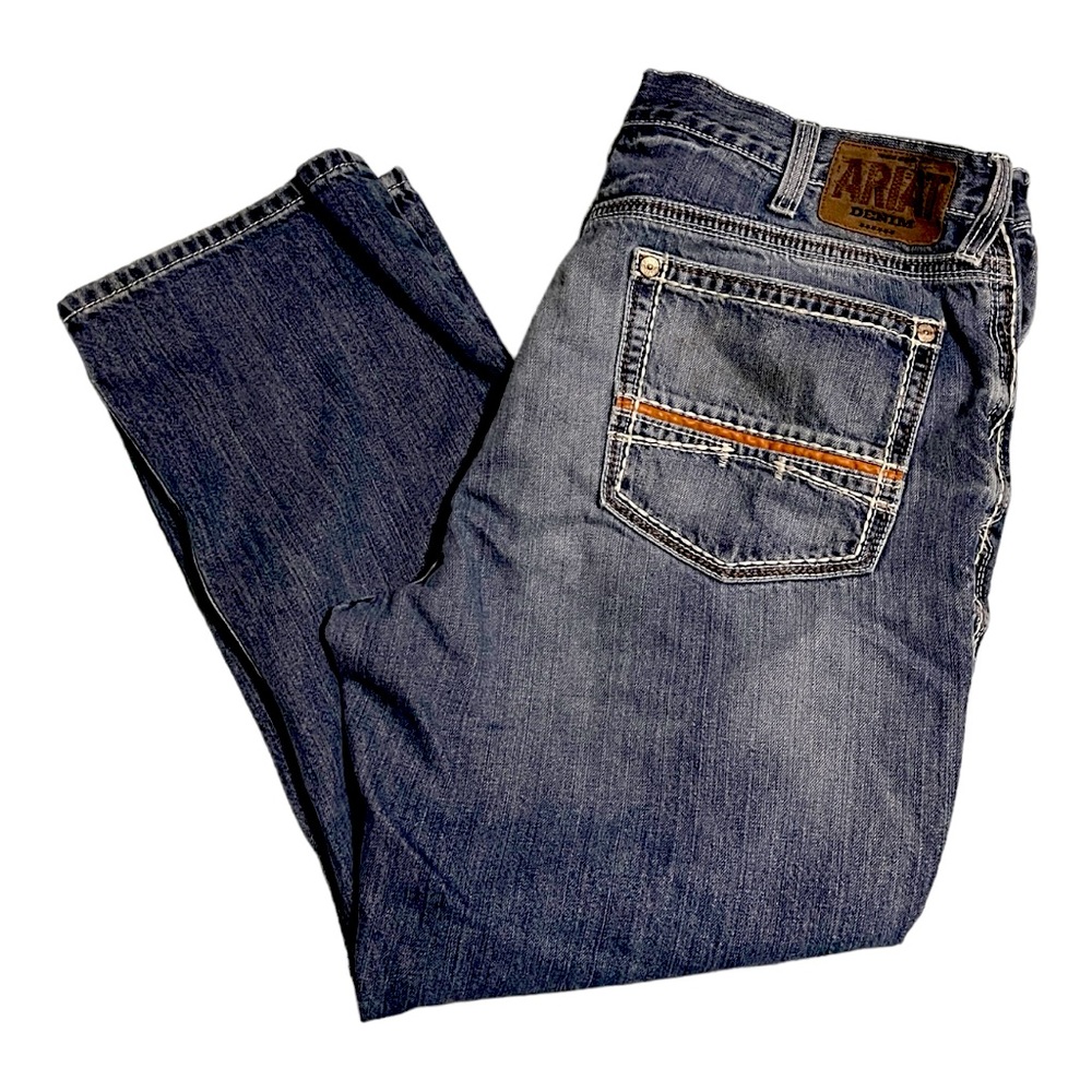 Arias men’s jeans 42x30. Low rise - boot cut